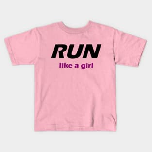 Run like a girl Kids T-Shirt